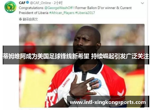 蒂姆维阿成为美国足球锋线新希望 持续崛起引发广泛关注